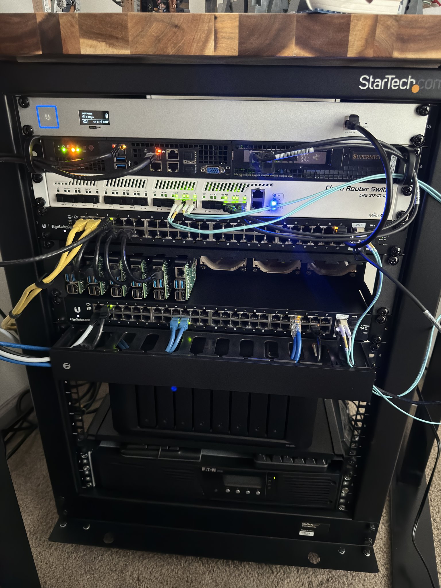 Another look at the rack wiring.